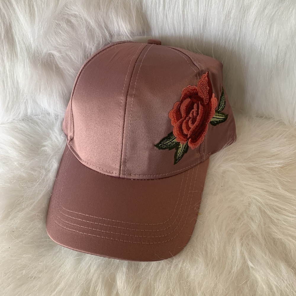 Satin Pink Hat